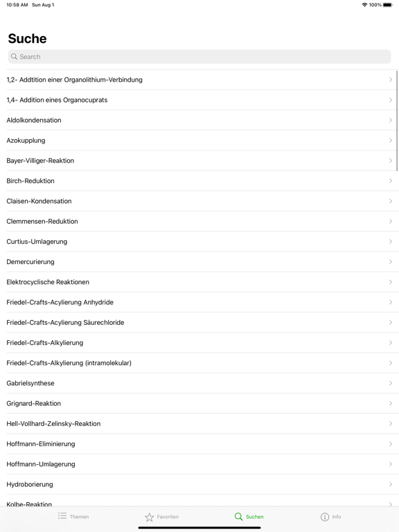 Screenshot #4 pour iOChemie - Organische Chemie