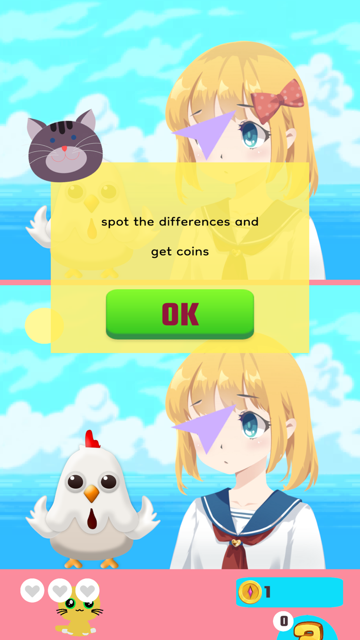 Find the Differences Cat Quest