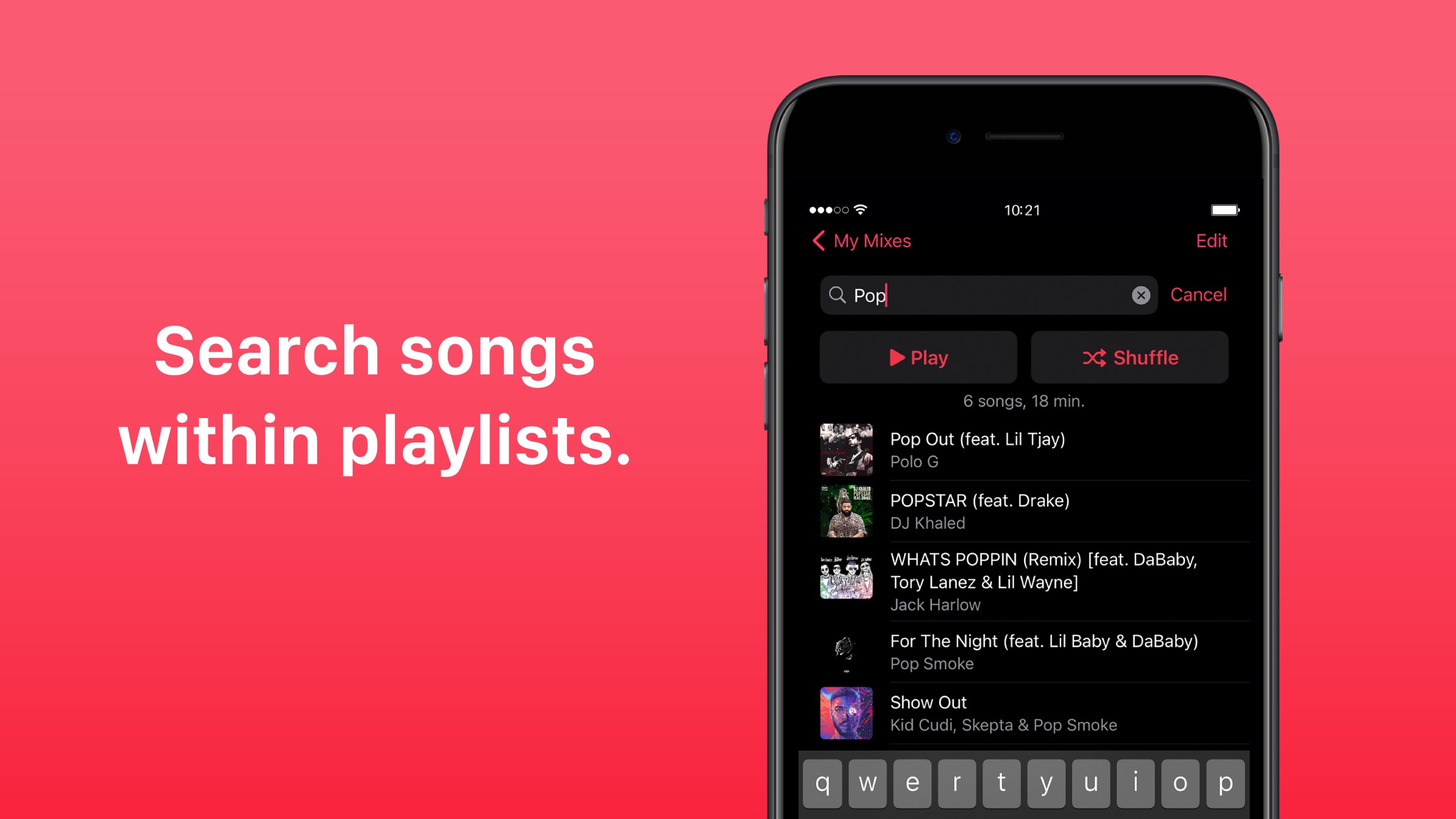 Screenshot do app Miximum: Smart Playlist Maker