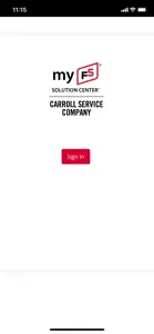 Carroll Service Company - myFS screenshot #1 for iPhone