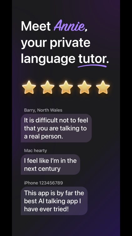 Call Annie: Language Learning