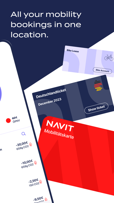 NAVIT - Mobility Budget Screenshot