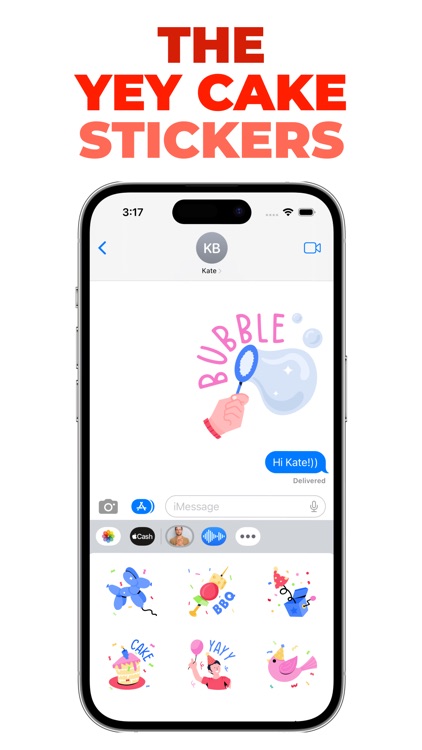 The Yey Cake stickers