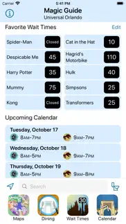 magic guide: universal orlando iphone screenshot 1