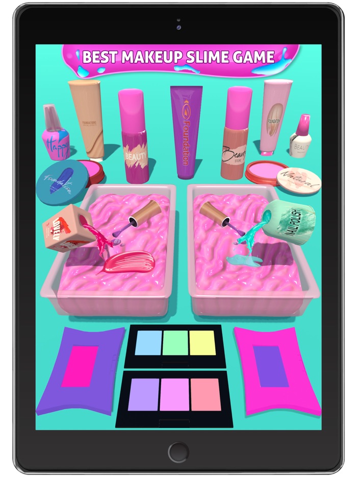 Makeup Slime - ASMR satisfying