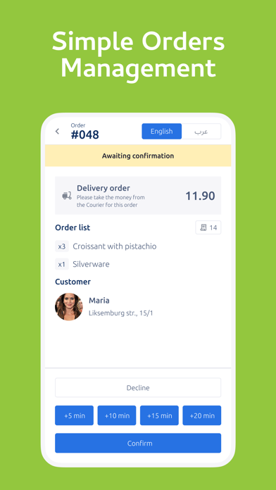 UlendoEats Vendor Screenshot