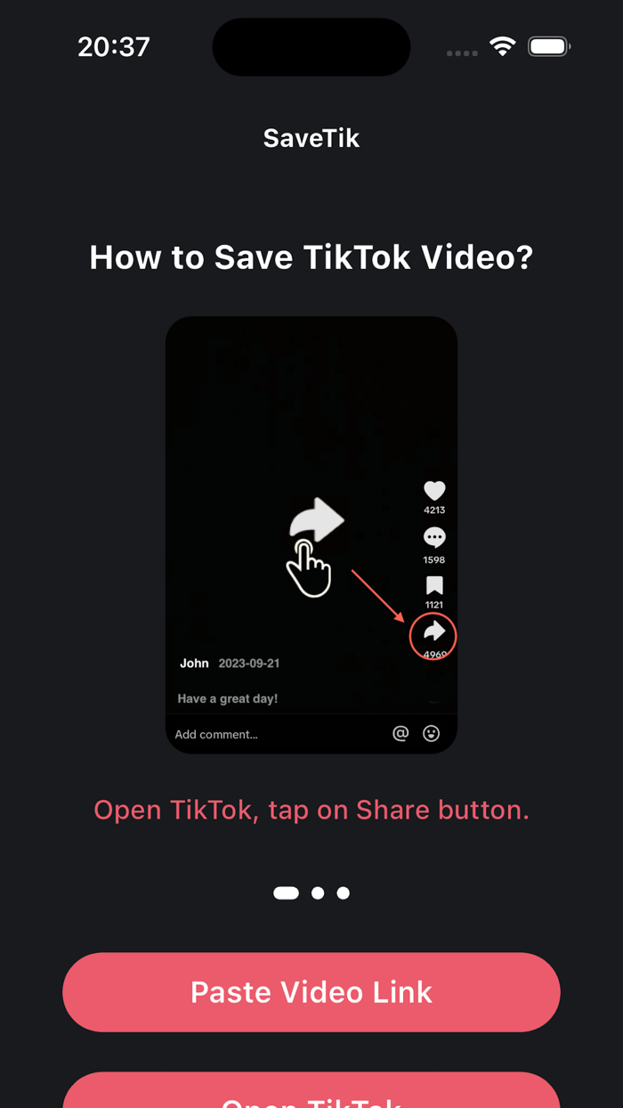 Savetik TickTock Videos Saver