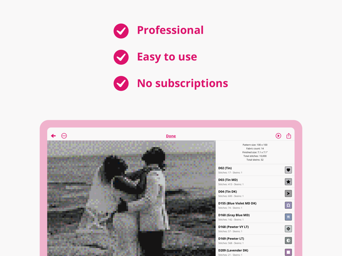 Stitchly Cross stitch