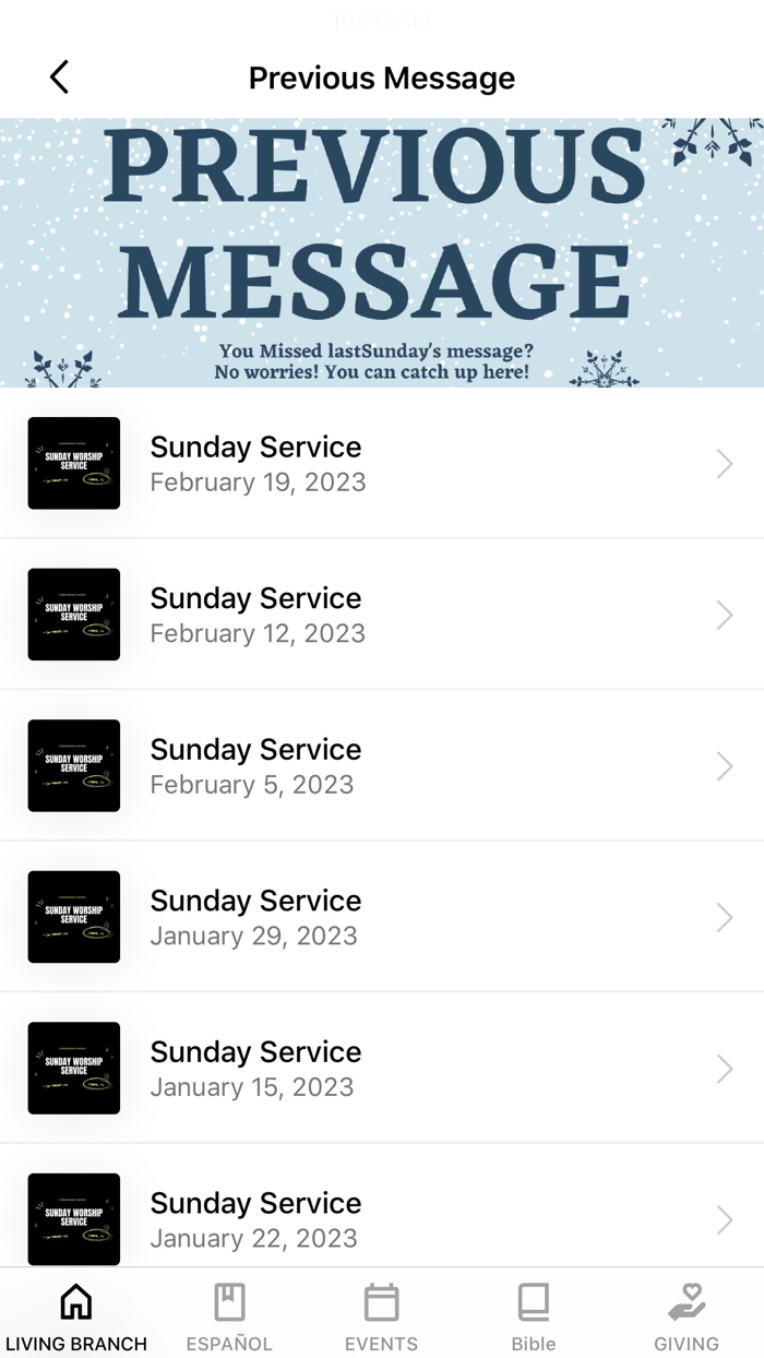 Living Branch Church