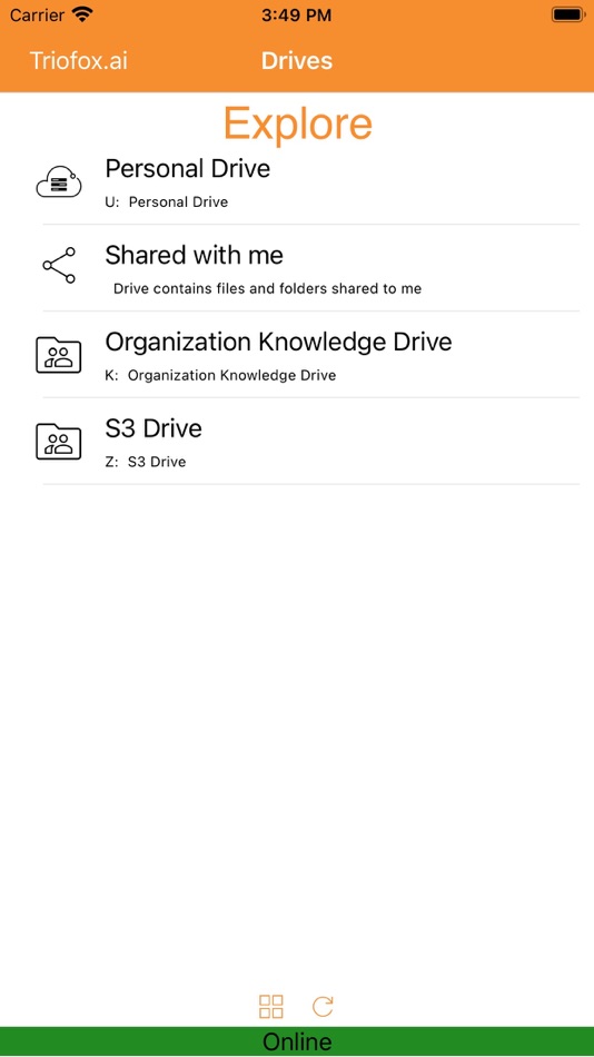 #2. Triofox.ai (iOS) Με: Gladinet, Inc.