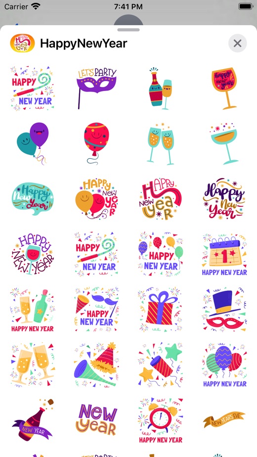 【图】HappyNewYear all for iMessage(截图3)