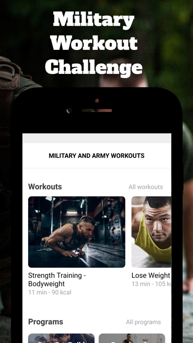 Military and Army Workouts Screenshot