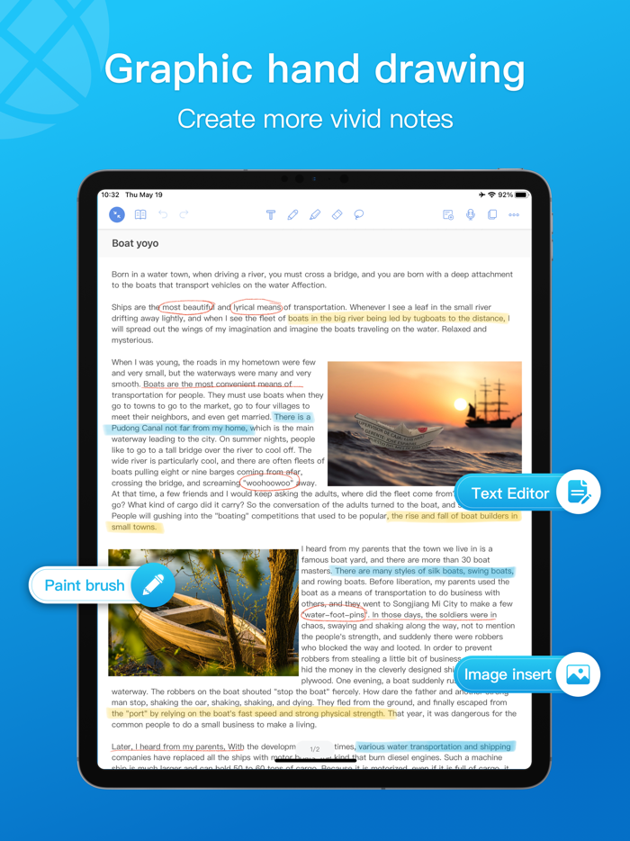 Notehot - notesandvoice text