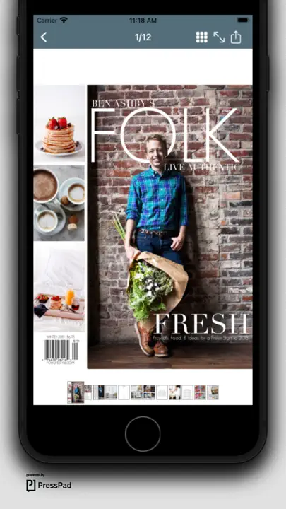 FOLK Magazine iPhone Screenshot 3
