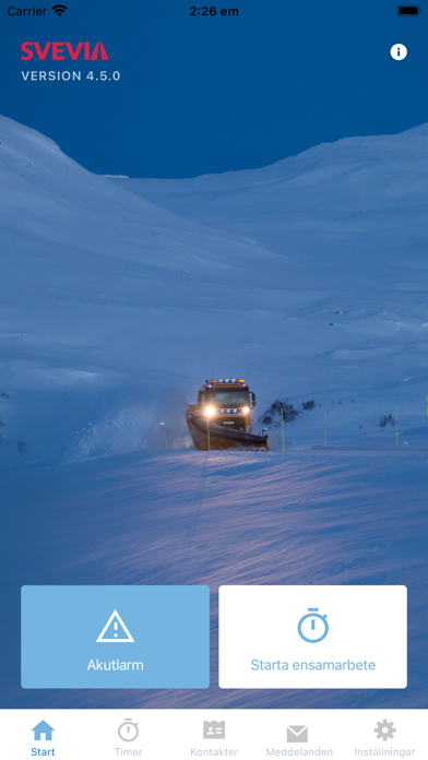 Svevia Säkerhetsapp Screenshot