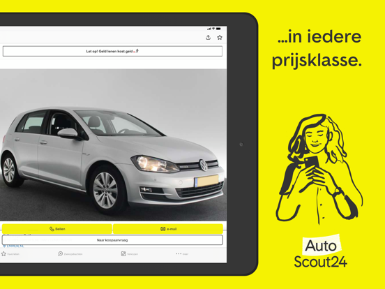 AutoScout24: auto kopen iPad app afbeelding 2