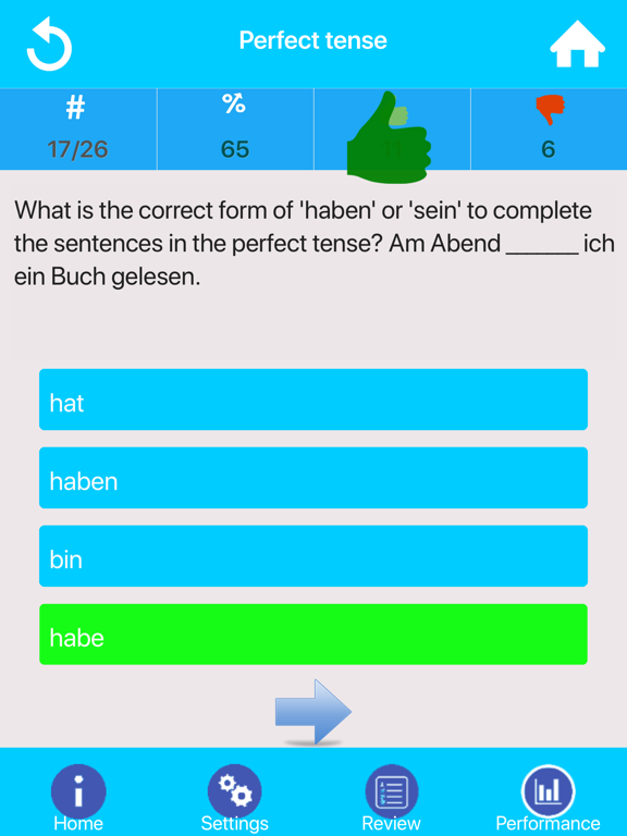 Screenshot #6 pour GCSE German Grammar