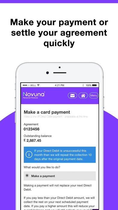 Novuna Personal Finance Screenshot