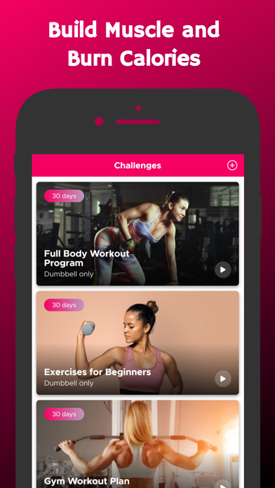 Weight Training Plan for Women Screenshot