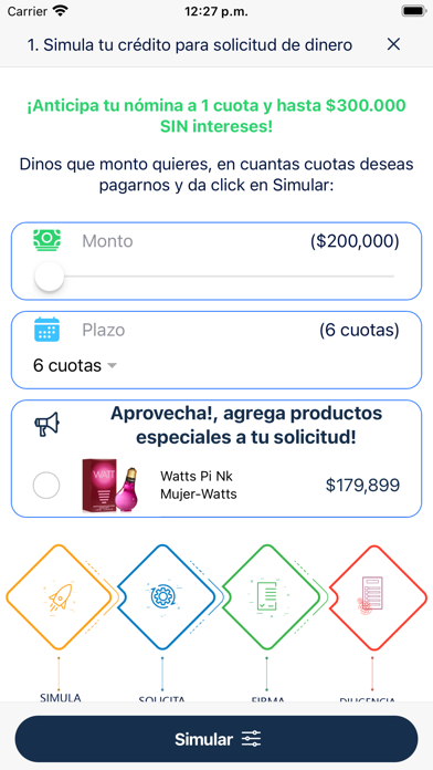 Denario Libranza Inteligente Screenshot