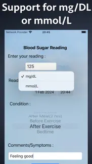 glucotrack-blood sugar monitor iphone screenshot 3