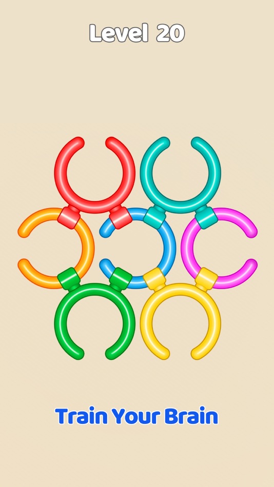 #3. Rotate Ring - Unlock Circle 3D (iOS) By: Hangzhou Mofun Interactive Technology Co., Ltd