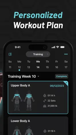Game screenshot MyFitCoach Gym Workout Planner apk
