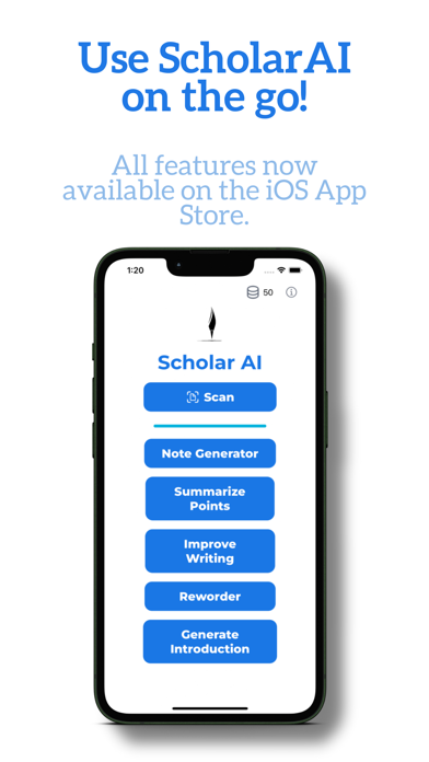 ScholarAI - Note Generator Screenshot