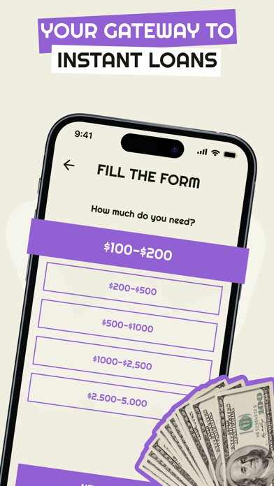 Instant Cash Loan: Borrow $100 Screenshot