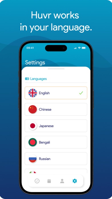 Huvr App Screenshot