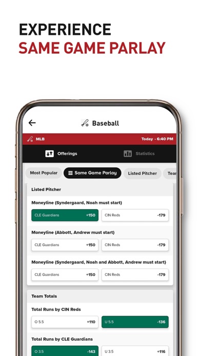 betJACK - Ohio's Sportsbook Screenshot