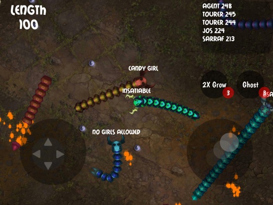 Insatiable.io - Snakes iPad screenshot 4 - Games app