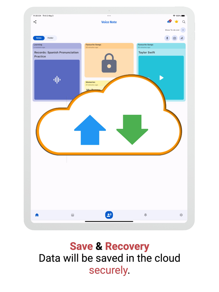Voice Notes  Memos Notepad 