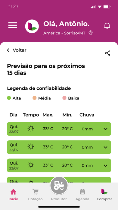 Minha Lavoro Screenshot