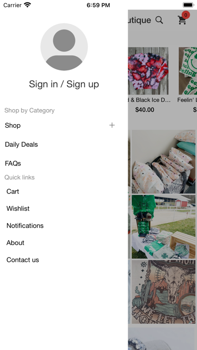 Floorboard Findings Boutique Screenshot