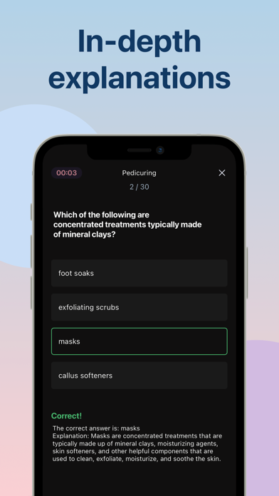 Cosmetology State Board Exam Screenshot