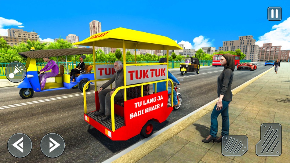 #4. Taxi Driving Tuk Tuk 3D Games (iOS) بواسطة: Faisal Masood