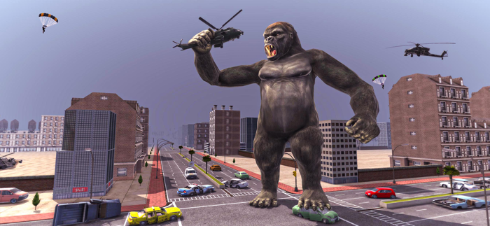Angry Gorilla City Rampage 3D