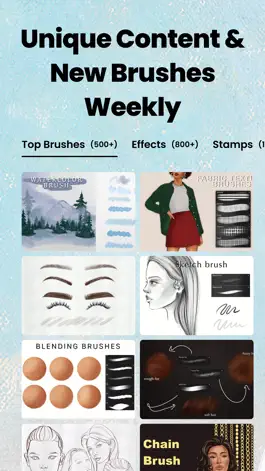 Game screenshot Brushes for Procreate Art apk