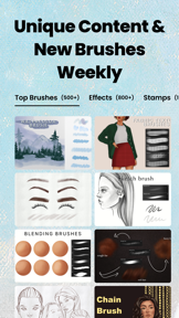 Brushes for Procreate Art screenshot
