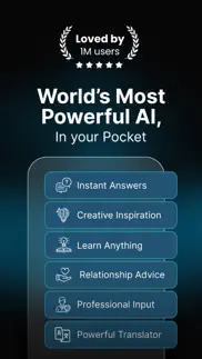 zinc ai - chat bot genius app iphone screenshot 1