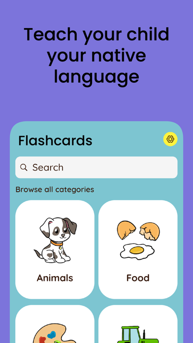 LittleLingo: Kids flashcards Screenshot