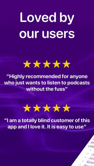 Lysten: Podcast Player Screenshot