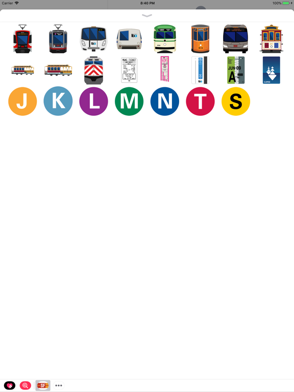 Screenshot #5 pour San Francisco Transit Stickers