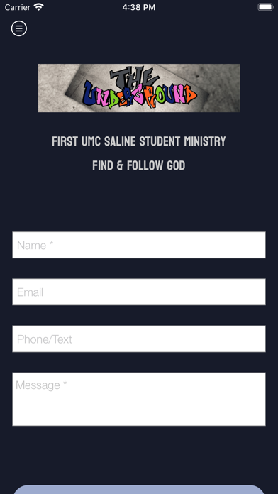 Underground Student Ministry Screenshot