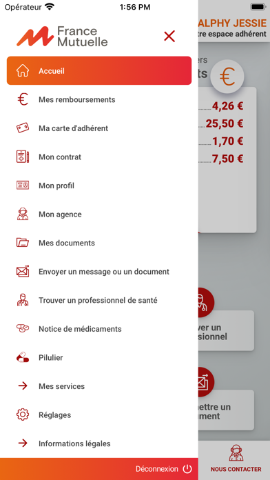 France Mutuelle Screenshot