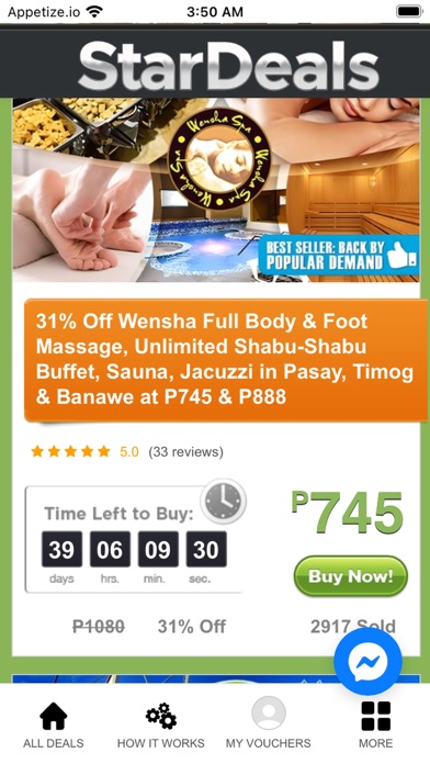 StarDeals Screenshot
