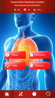 respiratory system trivia iphone screenshot 1