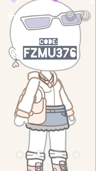 Mod Gacha plus - outfits codes Screenshot