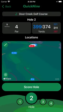 Game screenshot QuickNine Golf Scorecard apk